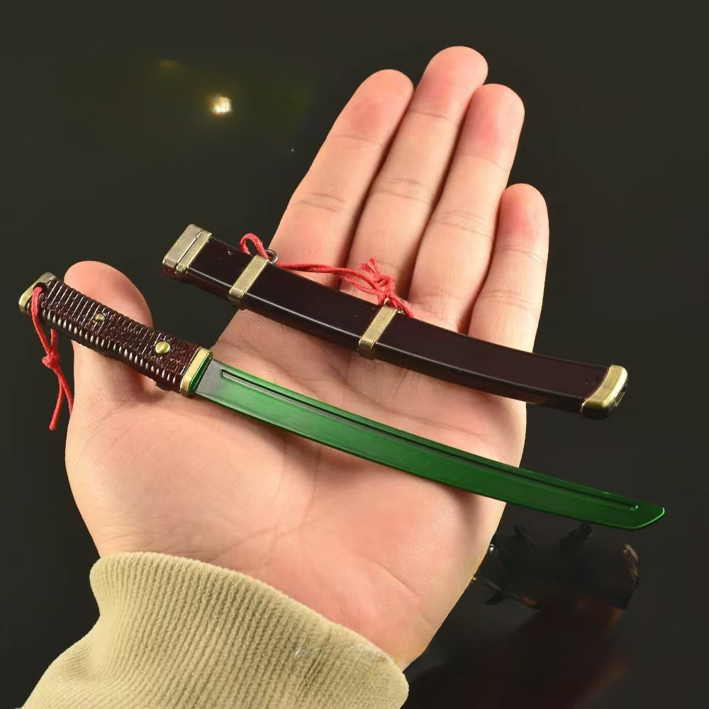 Mini Sabimaru metal model — Sekiro game prop replica for display.