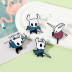 Hornet & The Knight – Hollow Knight Metal Pin Badge Set