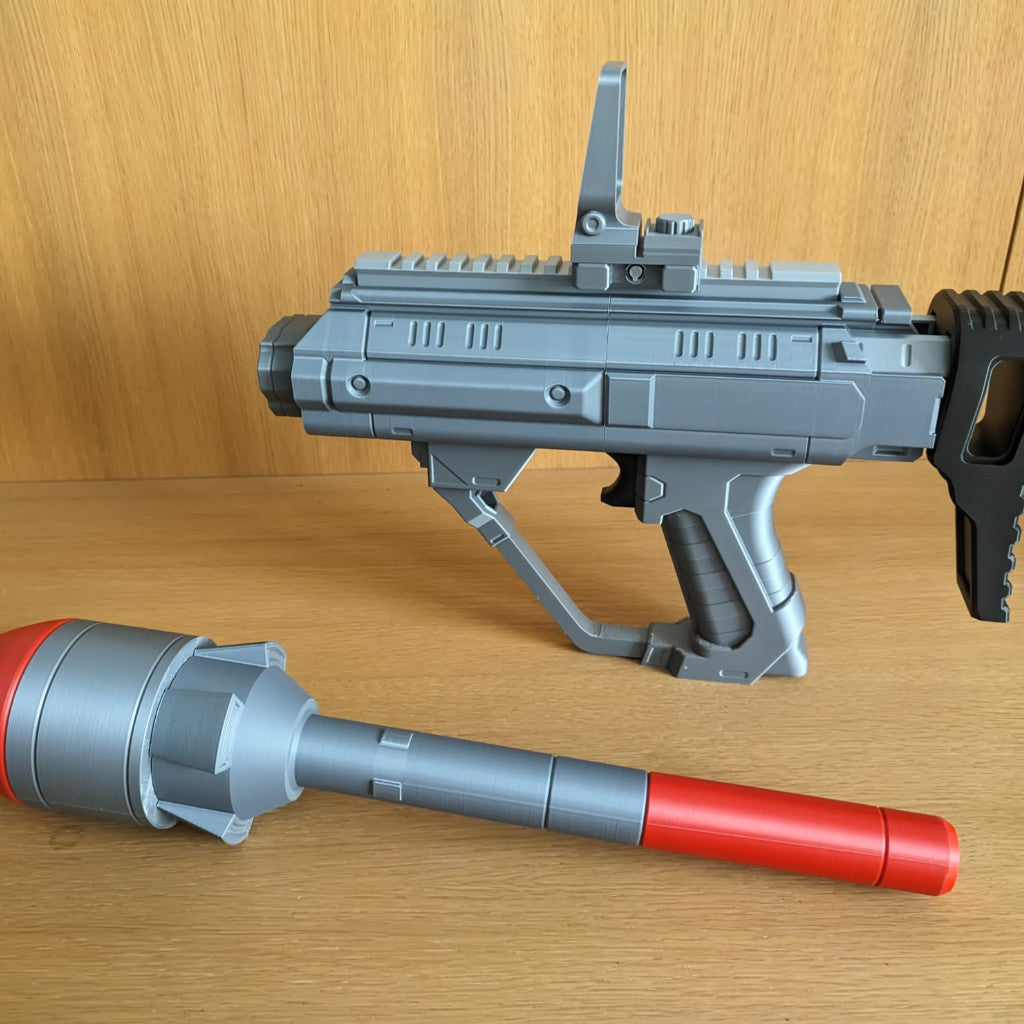 Helldivers 2: Ultimatum 1:1 Scale Replica – 3D Printed Mini-Nuke Sidearm
