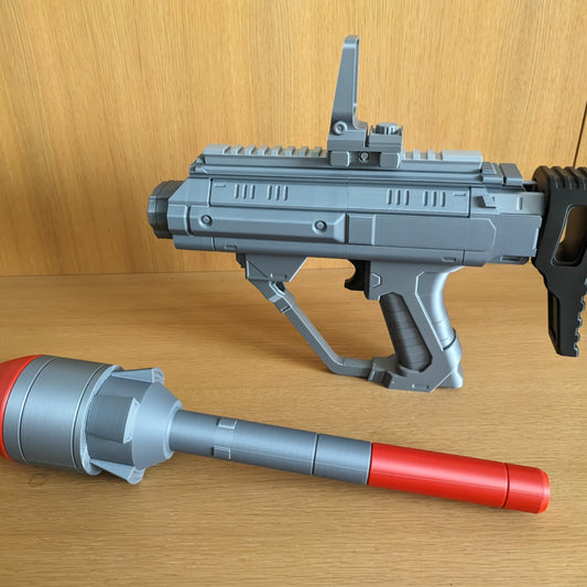 Helldivers 2: Ultimatum 1:1 Scale Replica – 3D Printed Mini-Nuke Sidearm