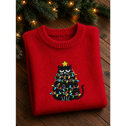 Personalized Christmas Cat Sweater