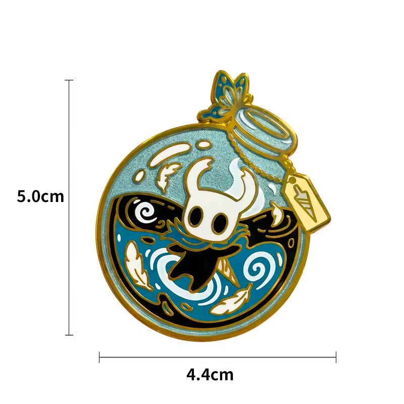The Protector & The Vessel – Hollow Knight Enamel Pin Set