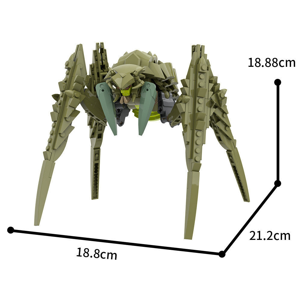 Helldivers 2 Bile Titan MOC Building Kit – 426-Piece Custom Bricks Set