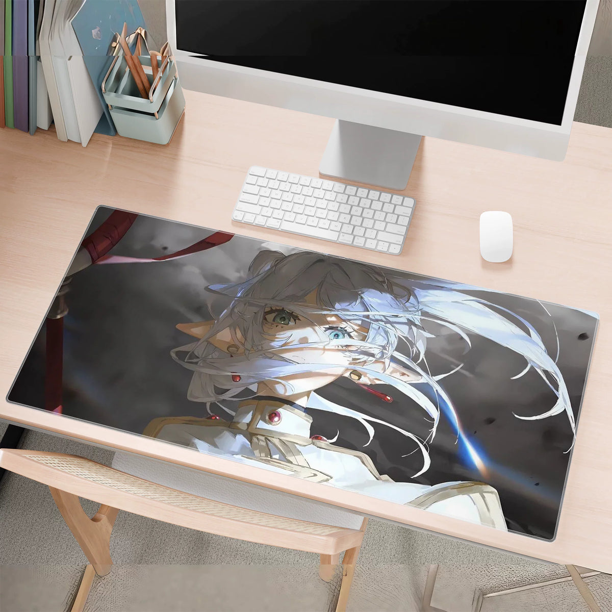 Frieren: Beyond Journey’s End Inspired Gaming Desk Mat