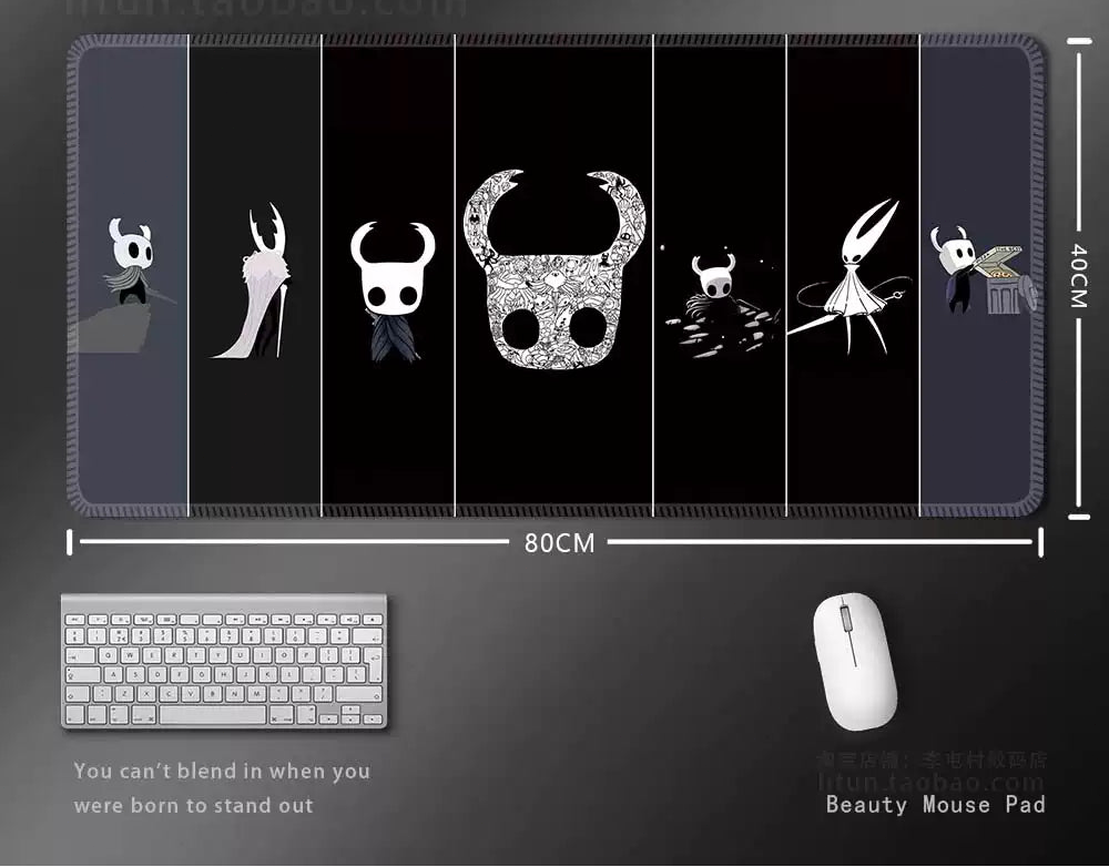 Hollow Knight Inspired Gaming Desk Mat