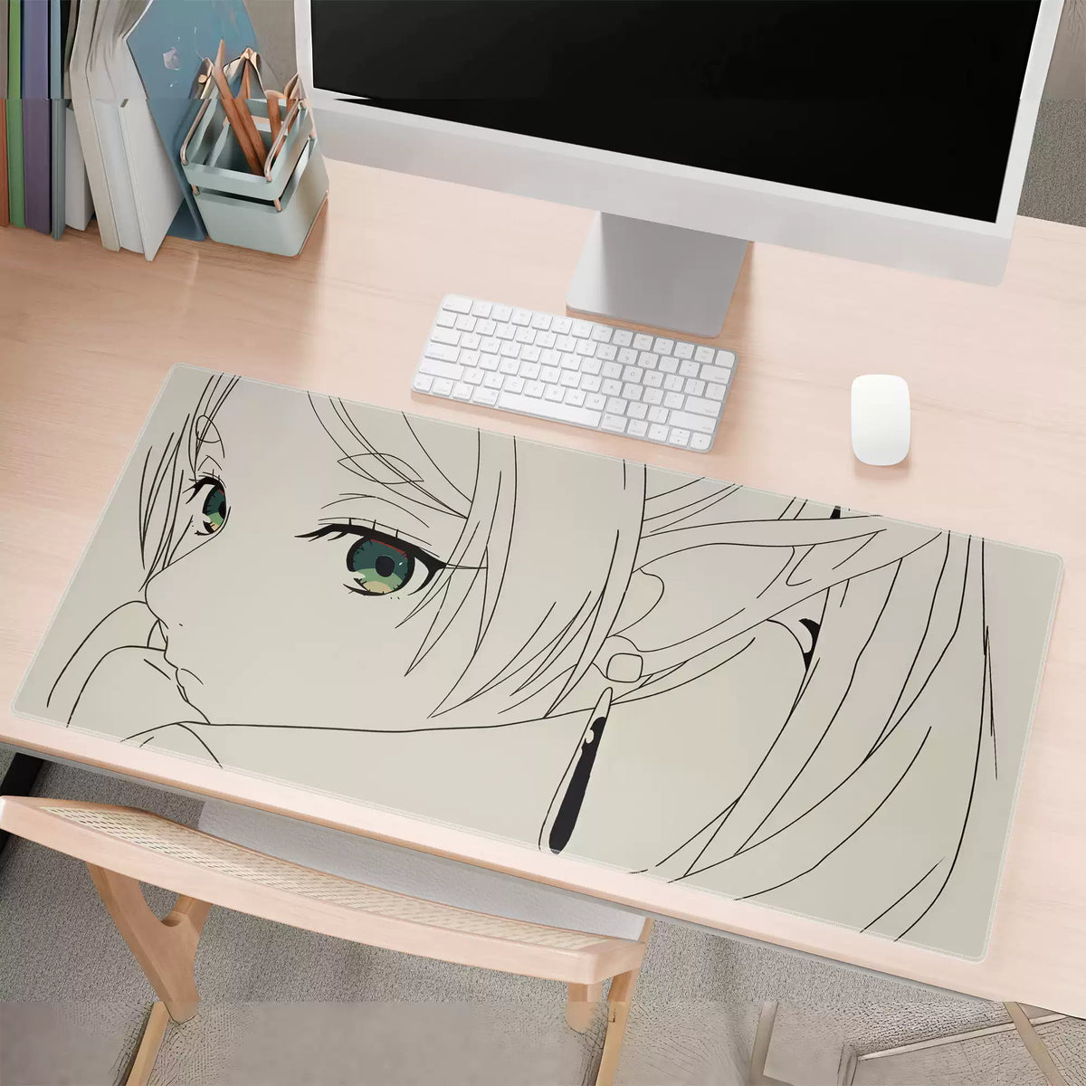 Frieren: Beyond Journey’s End Inspired Gaming Desk Mat