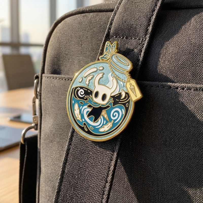 The Protector & The Vessel – Hollow Knight Enamel Pin Set