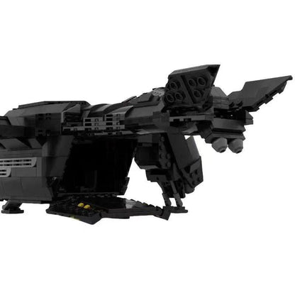 Helldivers 2 Pelican-1 Extraction Shuttle MOC Building Kit – 929-Piece Custom Bricks Set