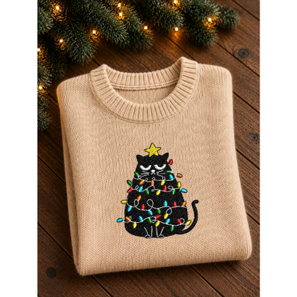 Personalized Christmas Cat Sweater