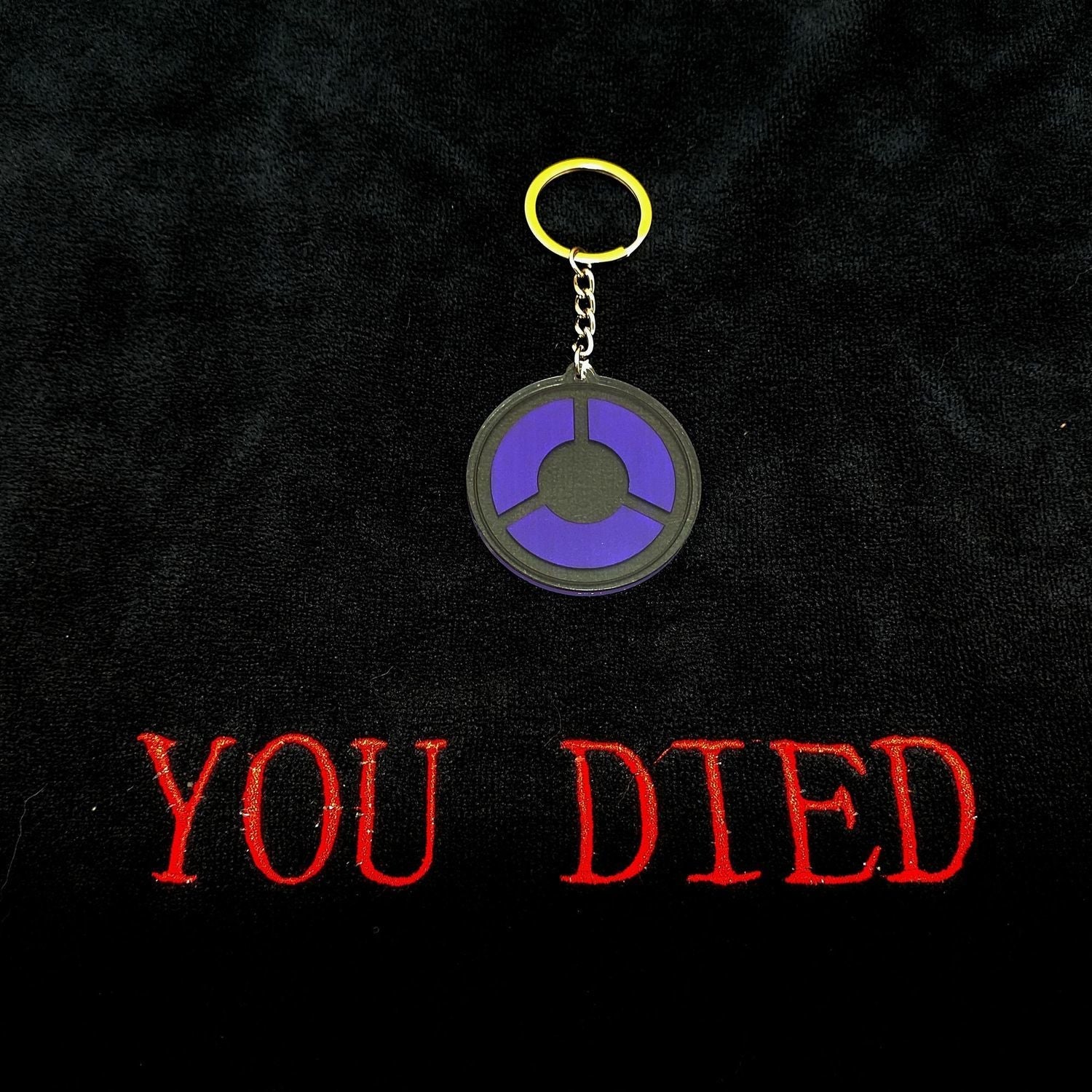 Encroaching Night ring — deep violet and shadow design.