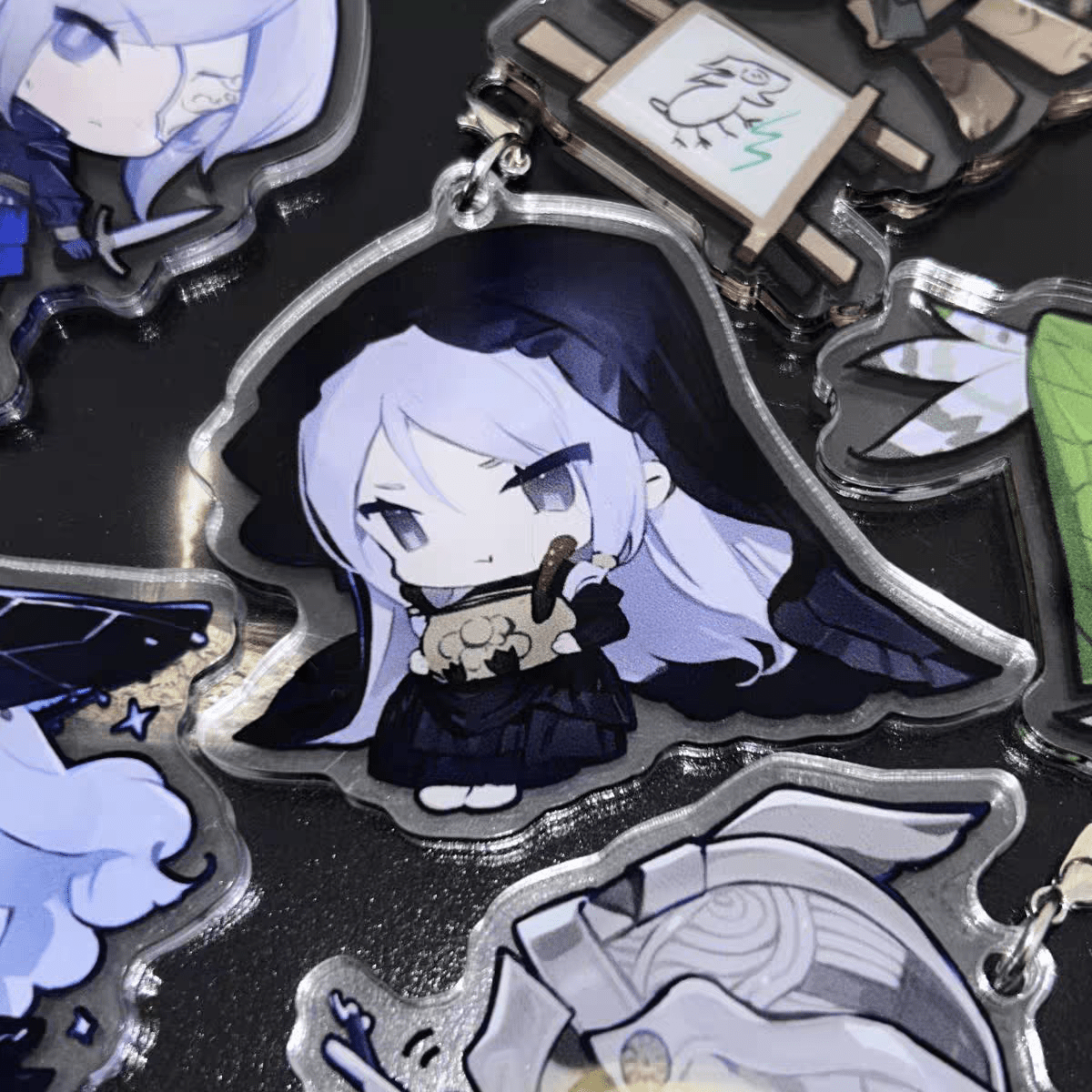 Elden Ring Nightreign Revenant keychain — death given form.