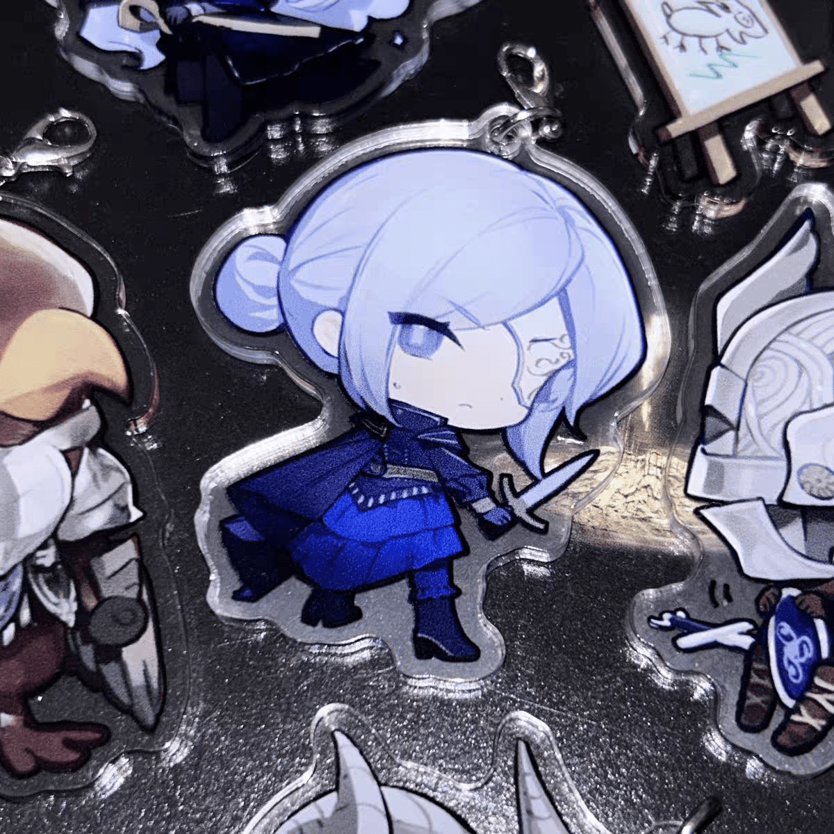 Elden Ring Nightreign Duchess keychain — grace and deadly precision.