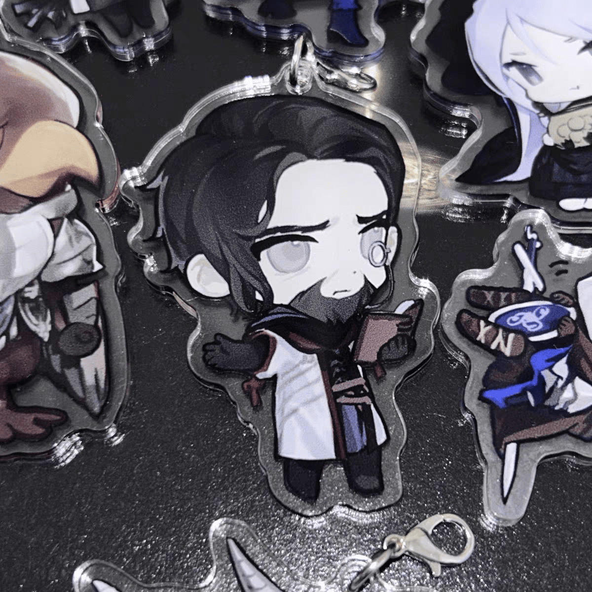 Elden Ring Nightreign Scholar keychain — knowledge as a weapon.