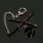 Gracious Gift of Tears metal keychain — Sekiro inspired Mortal Blade.