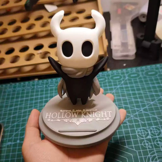 Hollow Knight Phone Stand with Pen Holder - Multi-Use Tablet Stand Desk Organizer