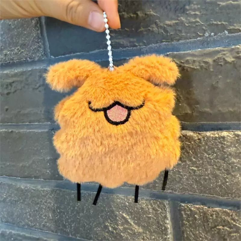 Hollow Knight Silksong Plush Bag Charm - Flea Puppy Cute Keychain Collectible