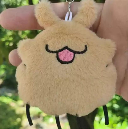 Hollow Knight Silksong Plush Bag Charm - Flea Puppy Cute Keychain Collectible