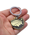 Map metal ornament — symbol of reconnection and hope
