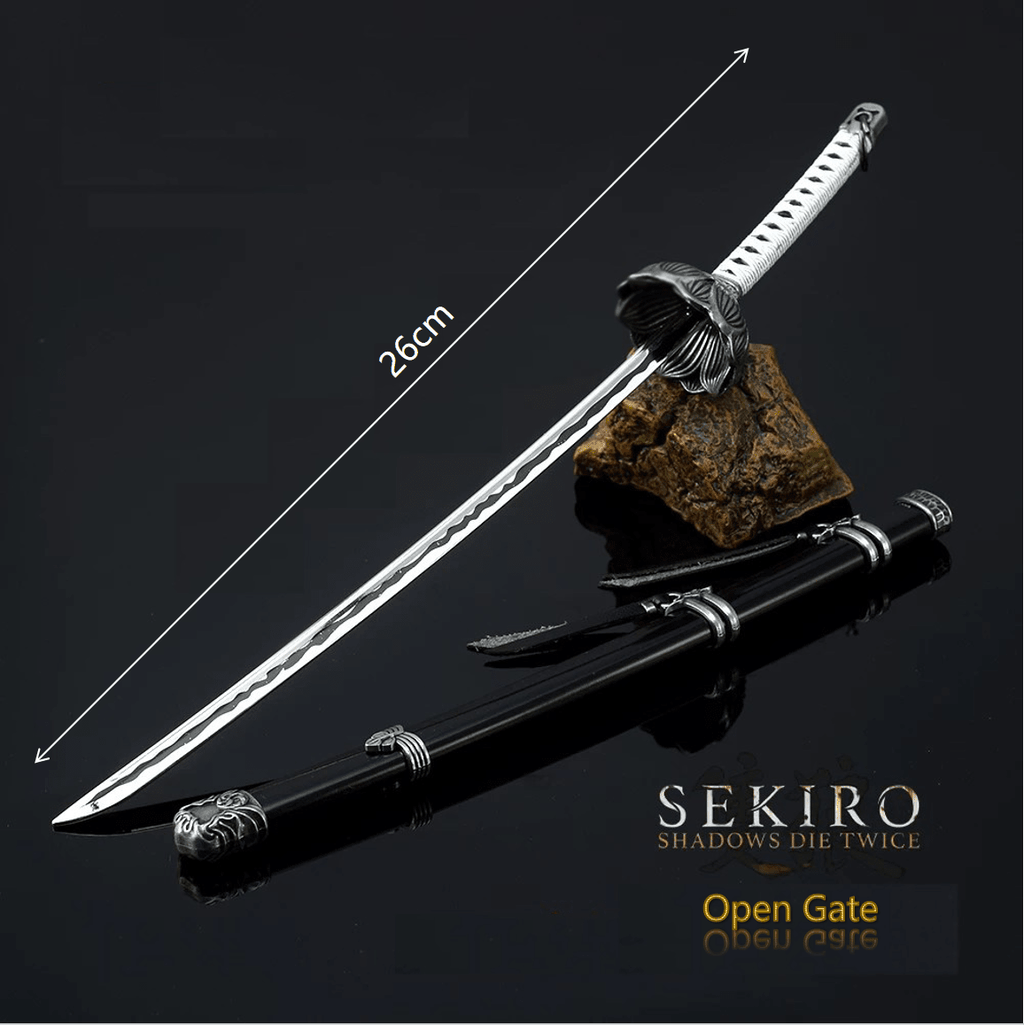 Open Gate Mortal Blade metal miniature — Sekiro replica at Phantom Armament