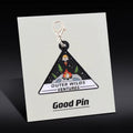Outer Wilds metal keychain pendant — cosmic adventurer style