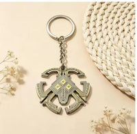 Outer Wilds Nomai Symbol Metal Keychain - Official Game Accessory / Collectible Keyring