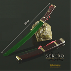 Mini Sabimaru metal model — Sekiro game prop replica for display.